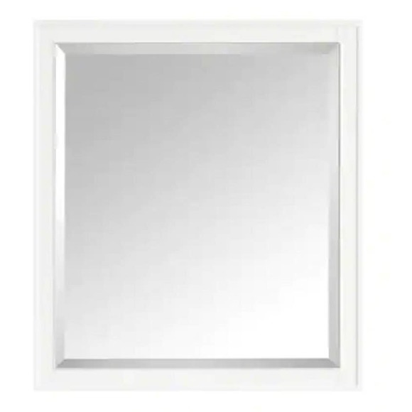 Avanity Mirror White Beveled 36"x32", Madison-M3G-WT, Free Shipping - Picture 1 of 7